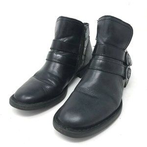BORN Women's Booties 6 M  Pirlo Leather Black